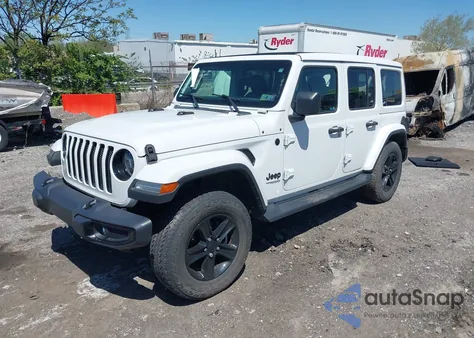 2021 Jeep Wrangler Unlimited Sahara Altitude 4X4 from USA, damaged, VIN 1C4HJXEN2MW528137